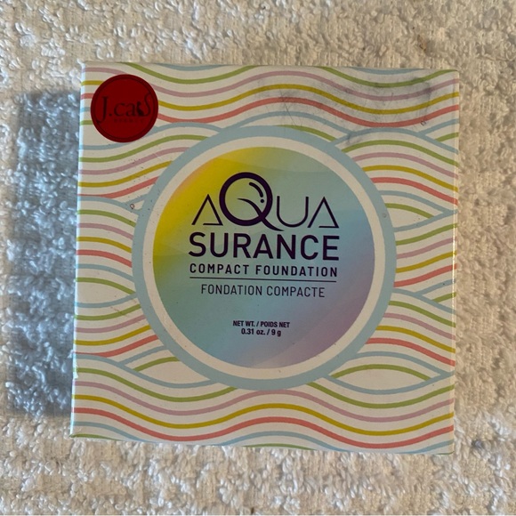 J. Cat Beauty Aqua Surance Compact Foundation Shade ACF108 Espresso 0.31 oz - Picture 1 of 5